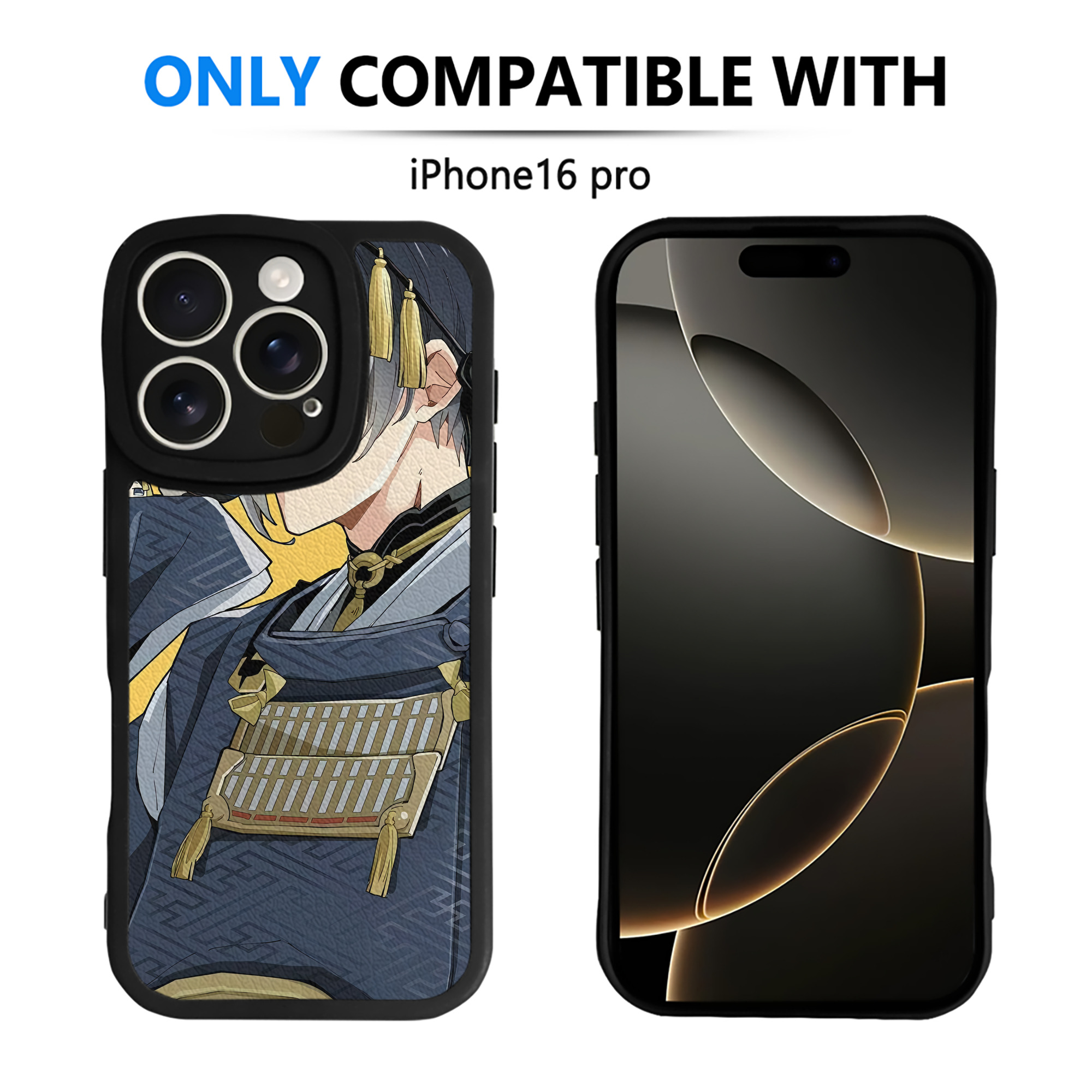 （画像用） 刀剣乱舞 Touken Ranbu 【iPhone 16シリーズ対応】シリコンスマホケース（レザー調） 材質：シリコン